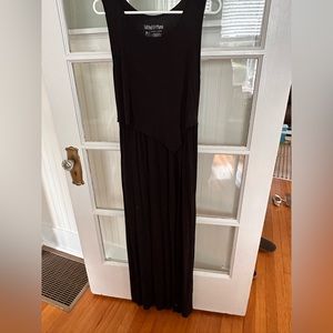 Latched mama black maxi dress